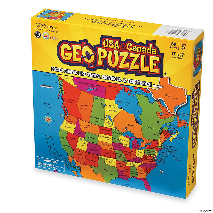 USA & Canada GEO Puzzle Image