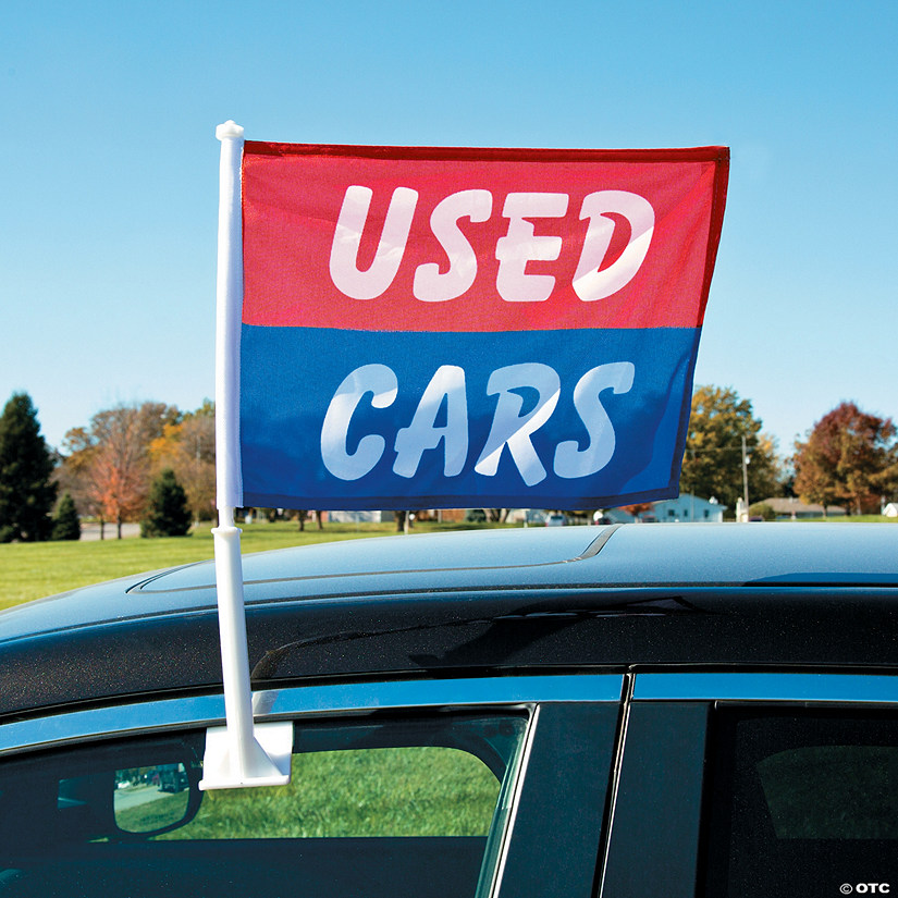Used Cars Car Window Flag Image