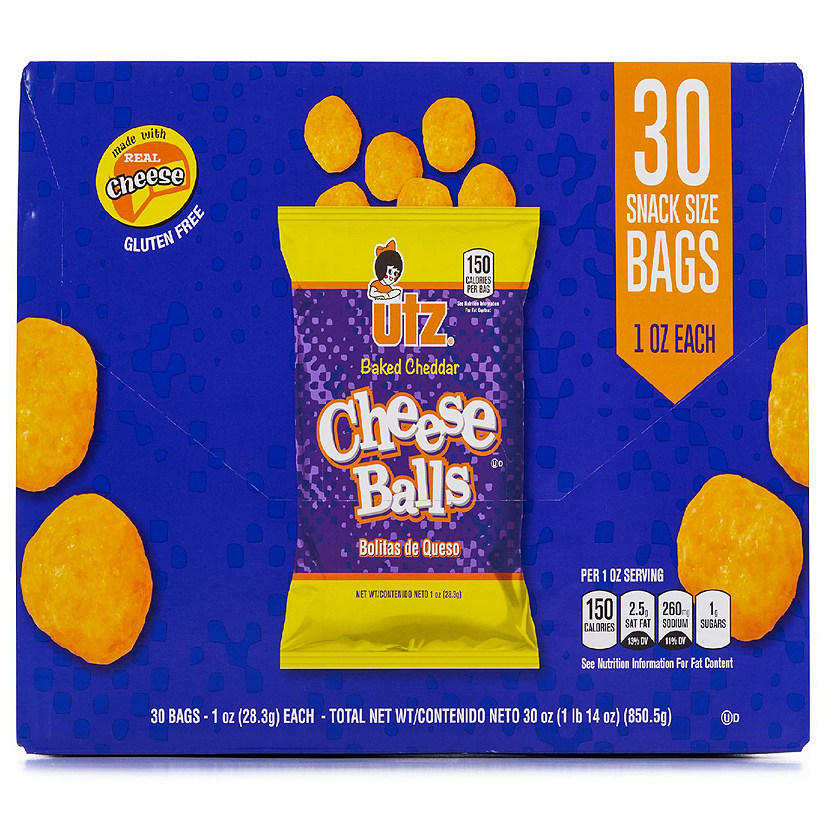 Utz Cheese Balls 30 x 1 oz Image