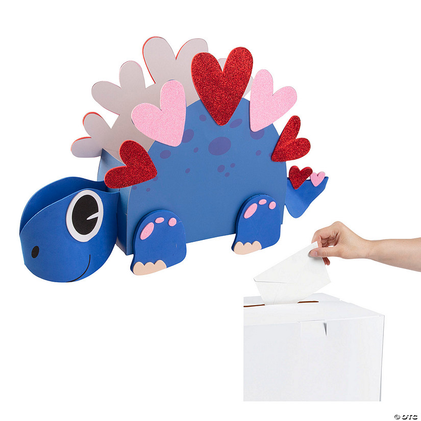 Valentine Dinosaur Card Box Craft Kit Image
