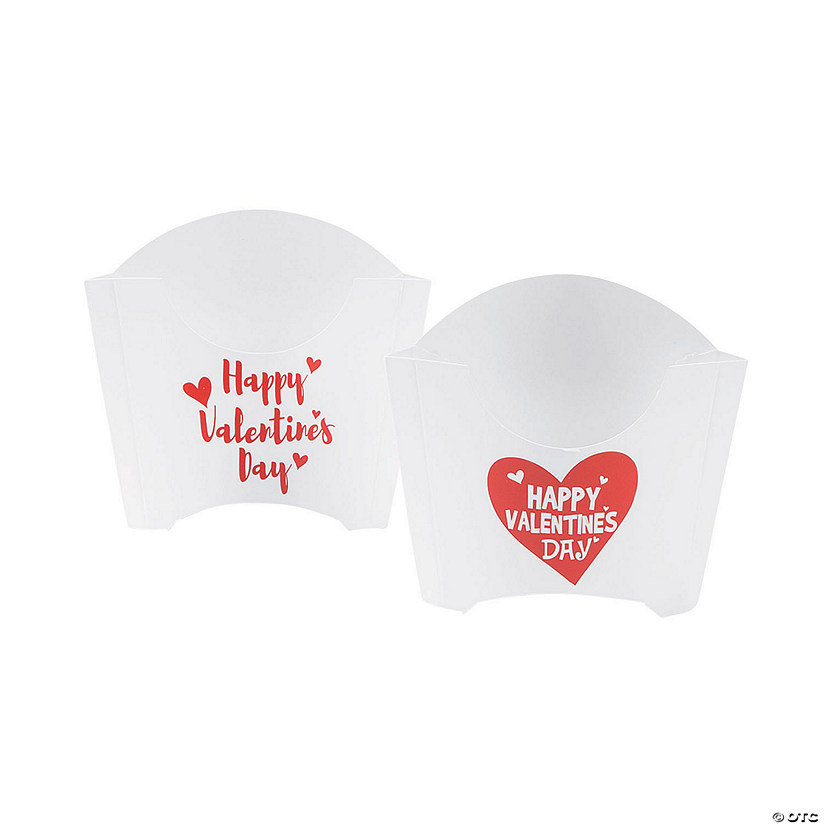 Valentine Fry Snack Containers - 24 Pc. Image