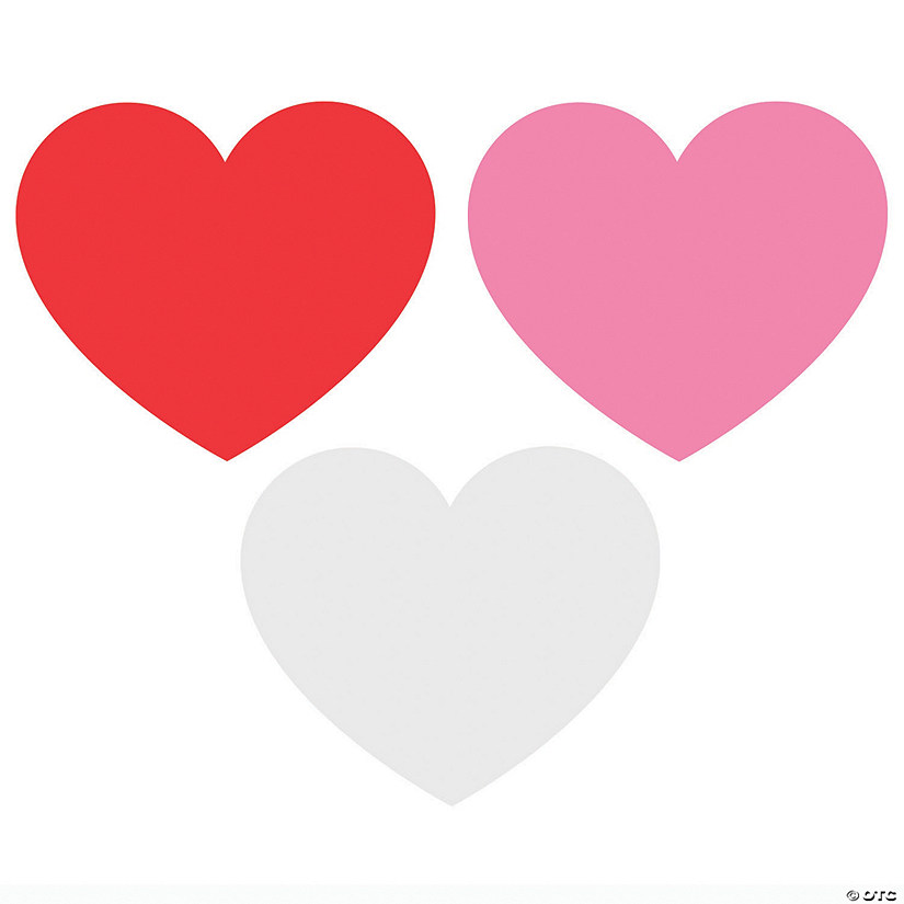 Valentine Heart Cutouts - 50 Pc. Image