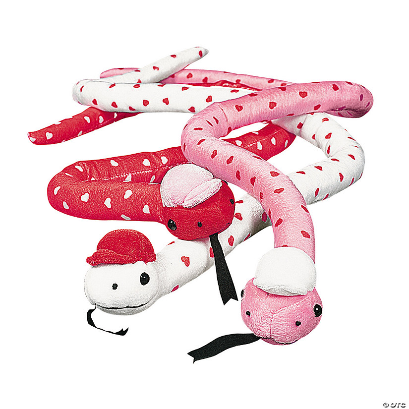 Valentine Stuffed Snakes - 12 Pc. Image