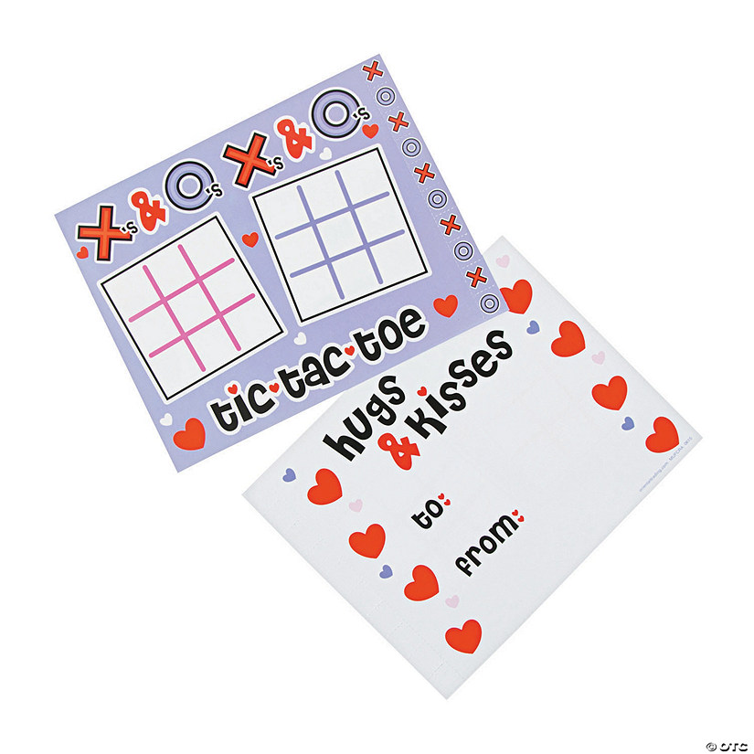 Valentine Tic-Tac-Toe Game - 12 Pc. Image