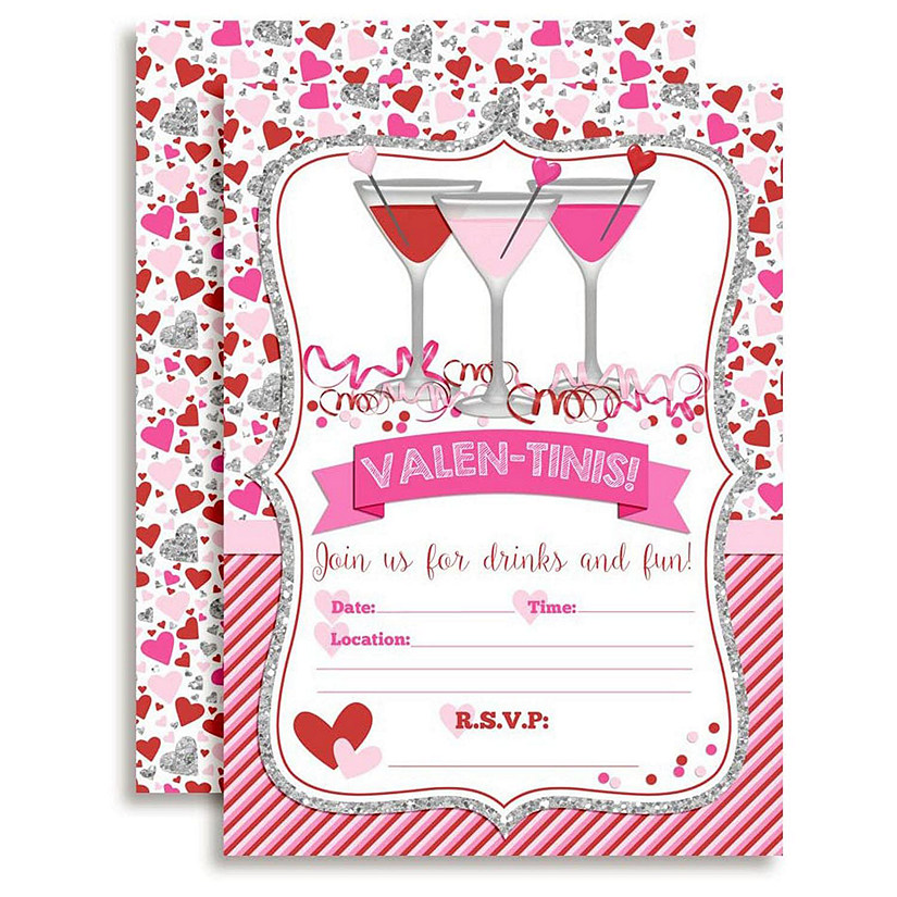 Valentinis Girls Night Out Invitations 40pc. by AmandaCreation Image