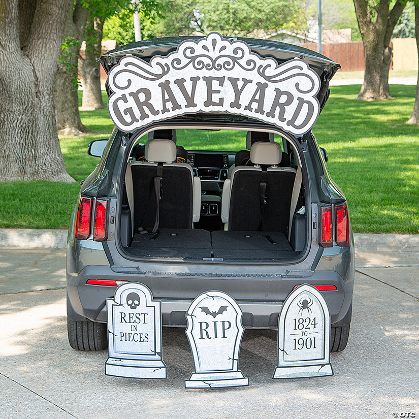Value Graveyard Trunk-or-Treat Decorating Kit - 8 Pc. Image
