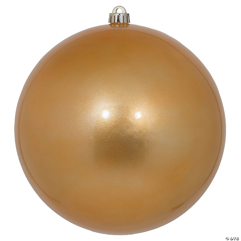 Vickerman 10" Copper/Gold Candy Ball UV Drilled, 1 per Bag Image