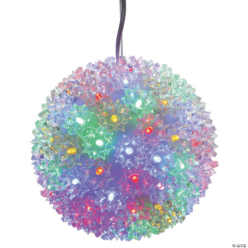 Vickerman 10" Multi-color LED Starlight Sphere Lighted Hanging Decor Image