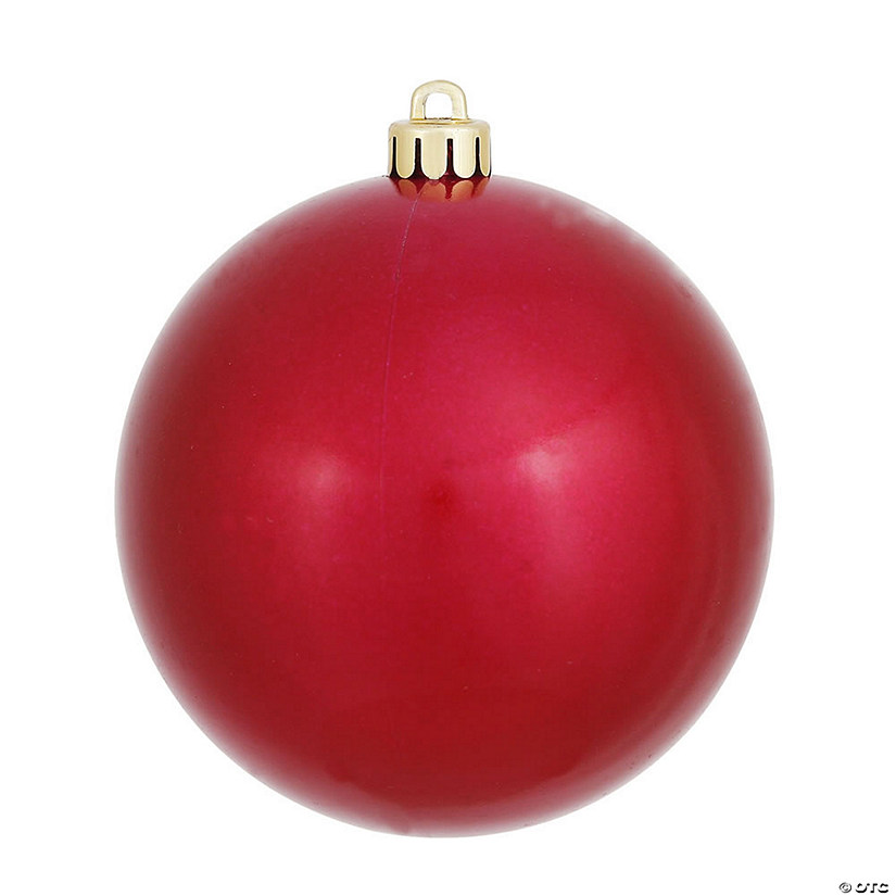 Vickerman 12" Wine Candy Ball Ornament Image
