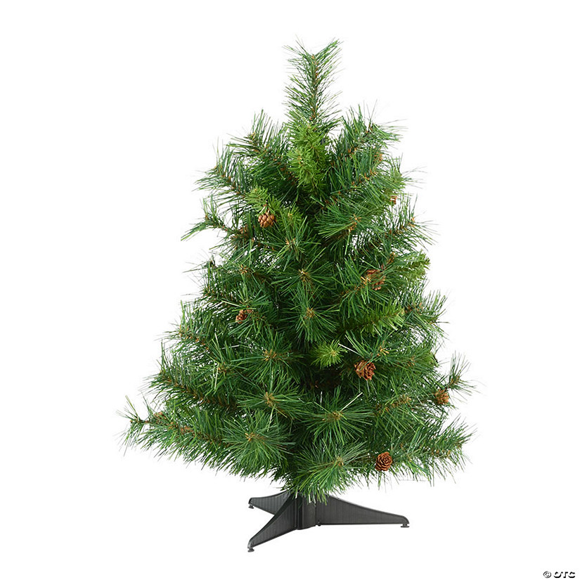 Vickerman 24" Cheyenne Pine Artificial Christmas Tree, Unlit Image