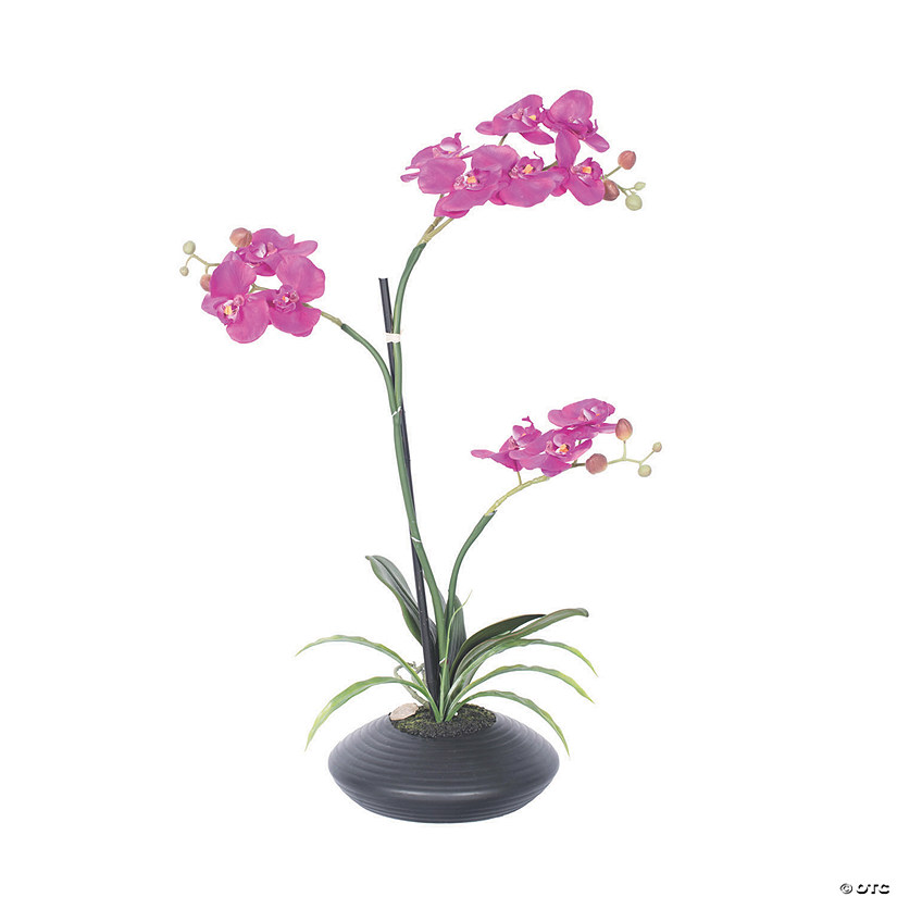 Vickerman 25" Artificial Purple Potted Orchid Image