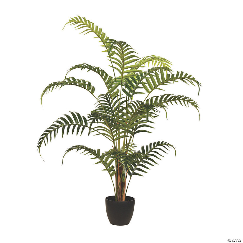Vickerman 35" Artificial Potted Fern Palm Real Touch Leaves Image