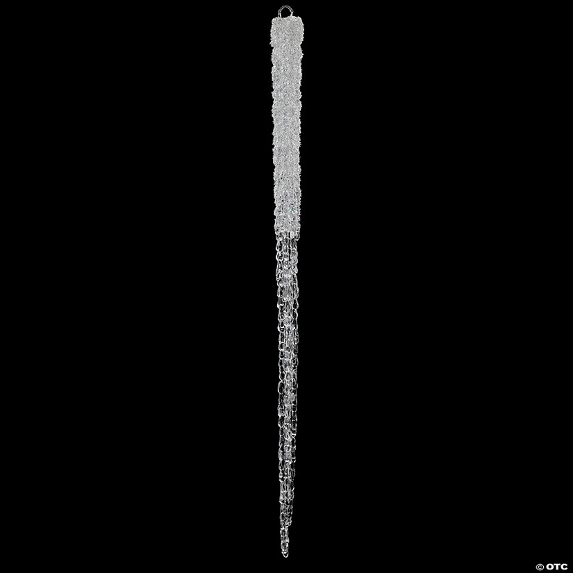 Vickerman 36" Clear Icicle Christmas Ornament Image