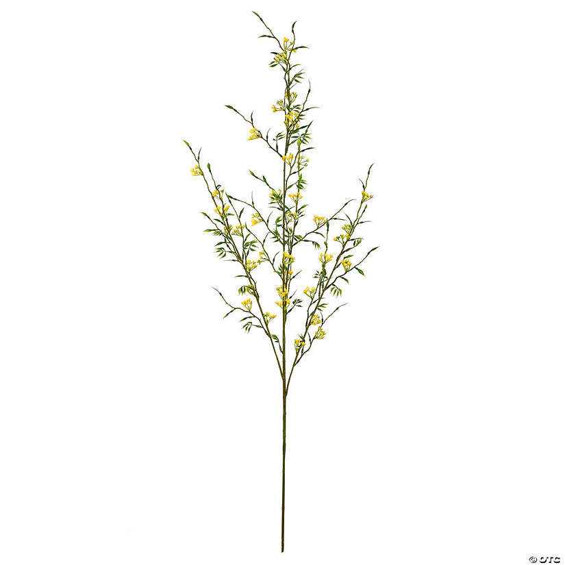 Vickerman 39" Artificial Yellow and Green Mini Wild Flower Spray Includes 4 sprays per pack Image