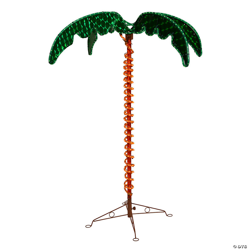 Vickerman 4.5' LED Rope Light Palm Tree Image