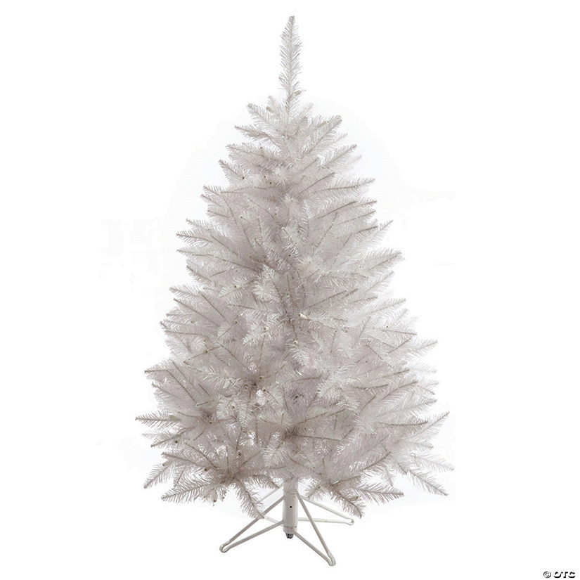 Vickerman 4.5' Sparkle White Spruce Artificial Christmas Tree - Unlit Image