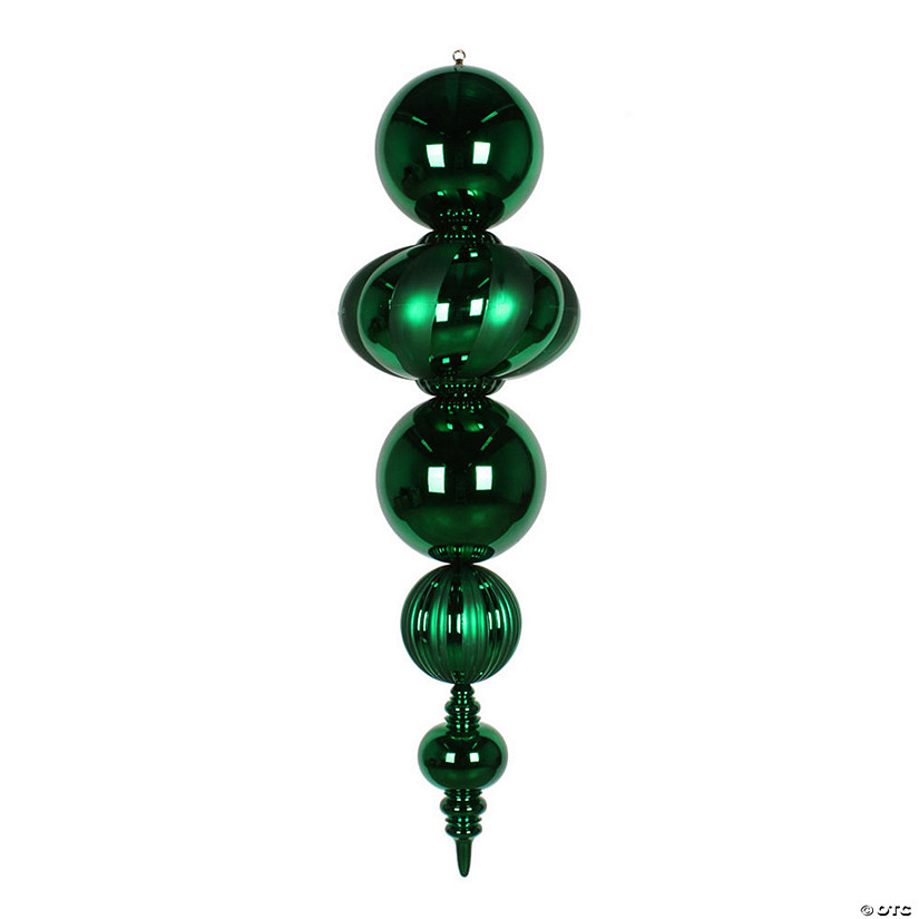 Vickerman 54" Green Shiny and Matte Finial Ornament Image