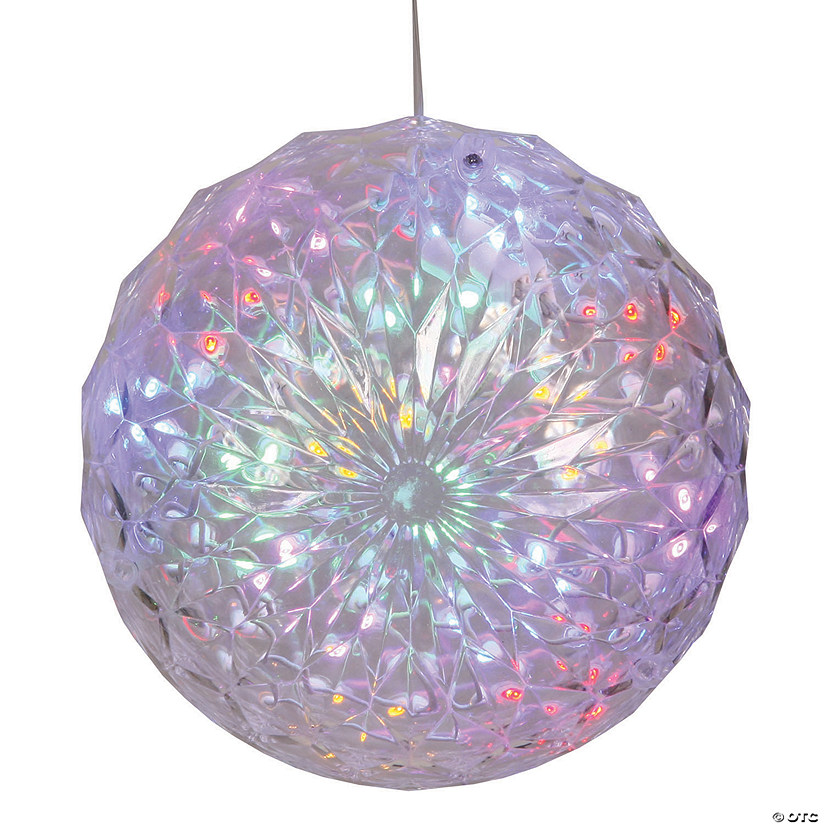 Vickerman 6" Multicolor LED Crystal Ball Light Image