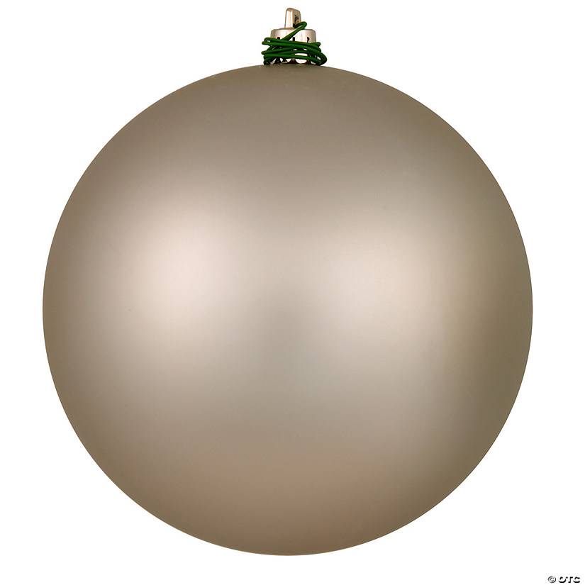Vickerman 6" Oat Matte Ball Ornament, 4 per Bag Image