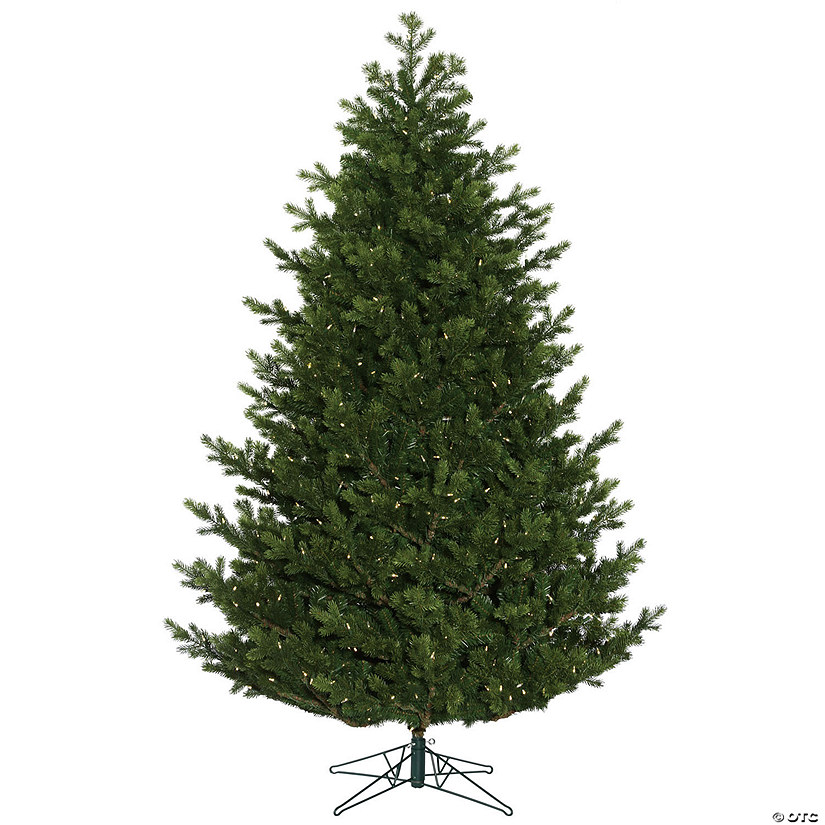 Vickerman 7.5' x 55" Eagle Fraser Full Artificial Christmas Tree, Warm White Dura-lit LED Lights Image