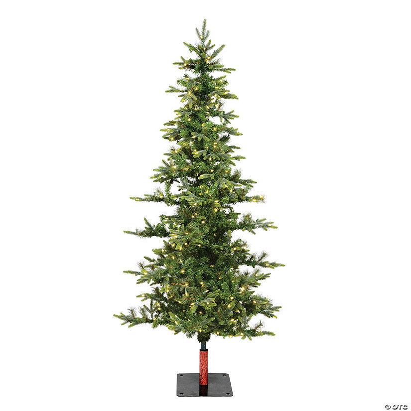 Vickerman 8' Shawnee Fir Artificial Christmas Tree, Warm White LED Dura-lit Lights Image