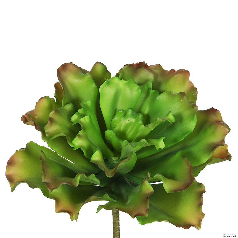 Vickerman 9" Artificial Green and Brown Big Romaine Stem, Set of 3 Image