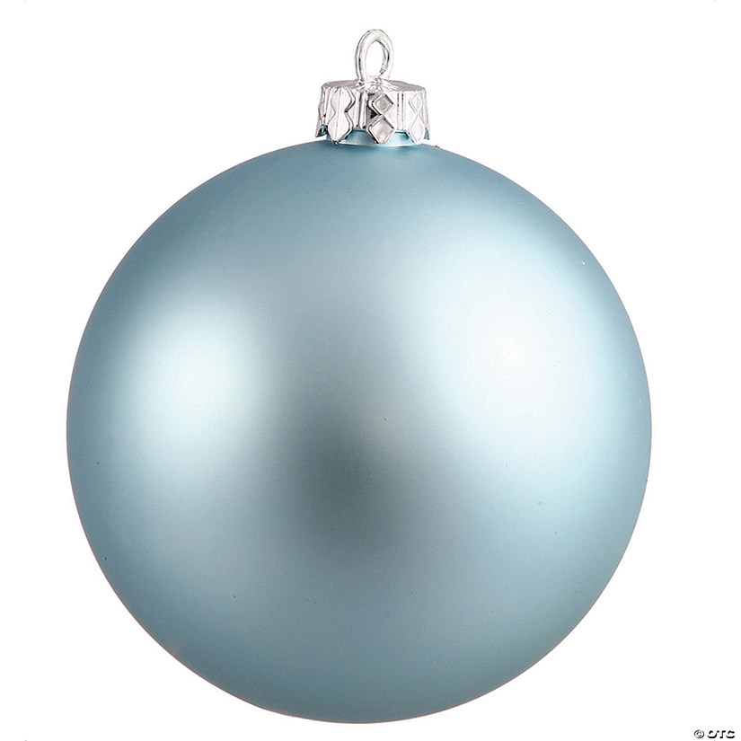 Vickerman Shatterproof 2.4" Baby Blue Matte Ball Christmas Ornament, 24 per Bag Image