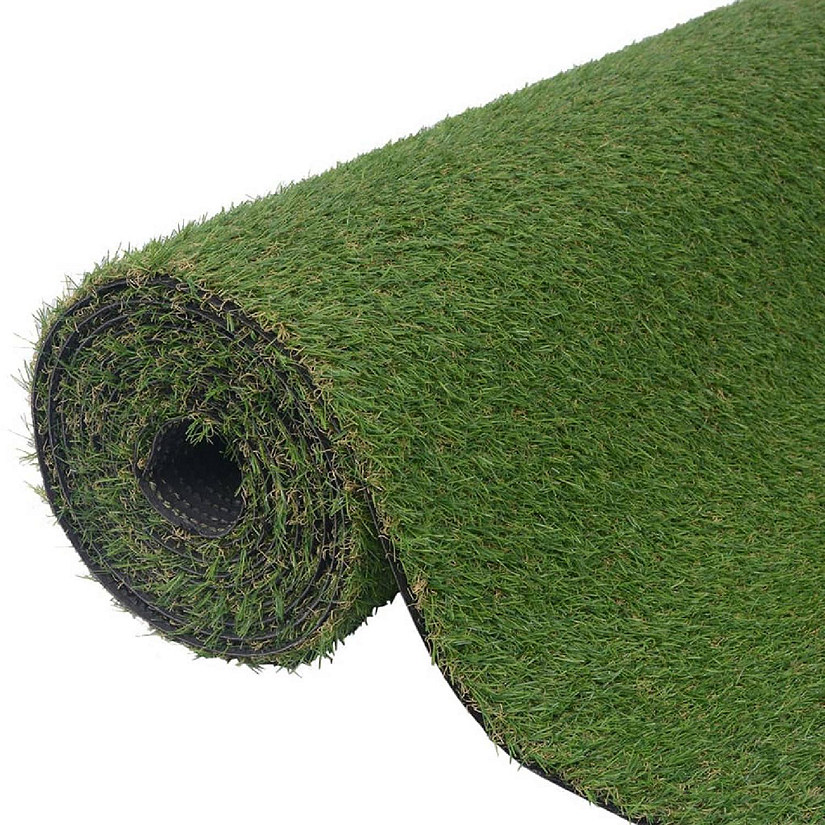 vidaXL Artificial Grass 3.3'x33'/0.8"-1" Green Image