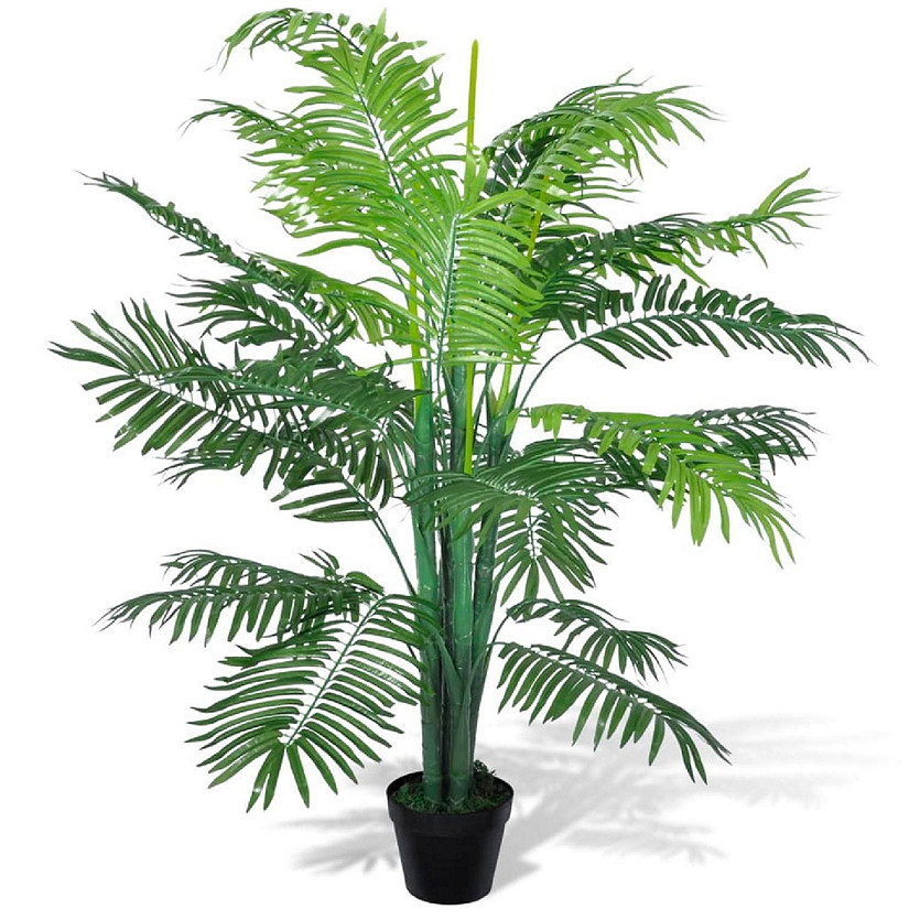 vidaXL Artificial Phoenix Palm Tree with Pot 51" Image