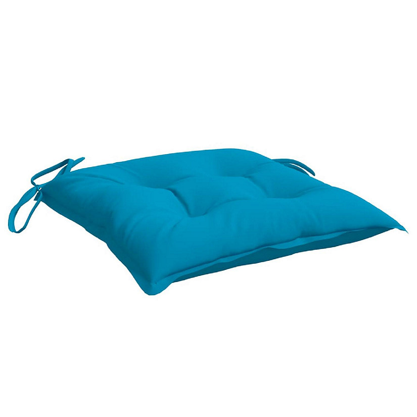 vidaXL Chair Cushions 2 pcs Light Blue 19.7"x19.7"x2.8" Oxford Fabric Image