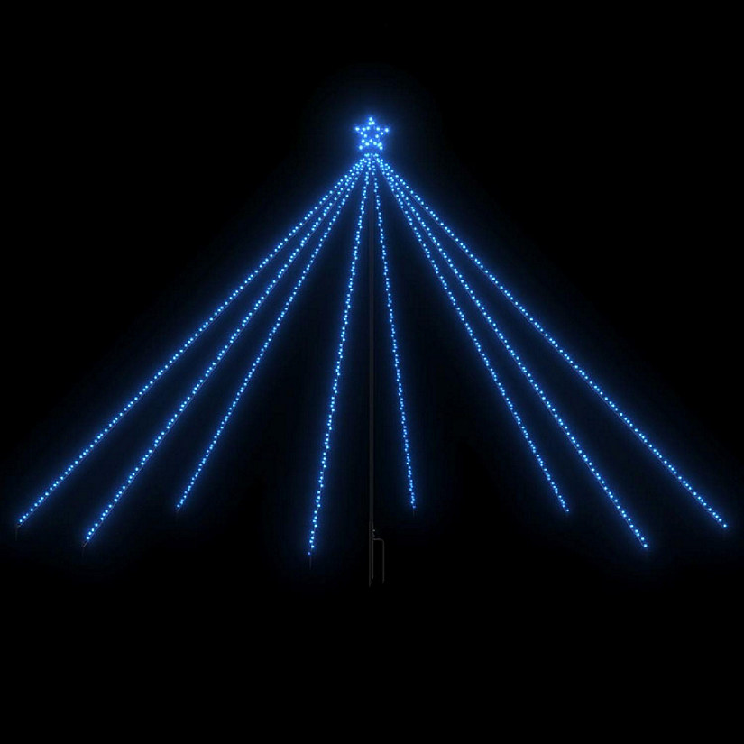 vidaXL Christmas Tree Lights Indoor Outdoor 576 LEDs Blue12 ft Image