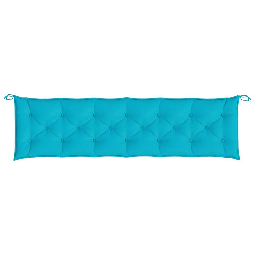 vidaXL Garden Bench Cushion Turquoise 78.7"x19.7"x2.8" Fabric Image