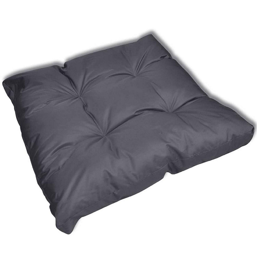 vidaXL Pallet Cushion 31.5"x31.5"x4.7" Gray Fabric Image