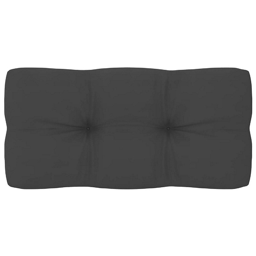 vidaXL Pallet Cushion Anthracite 31.5"x15.7"x4.7" Fabric Image
