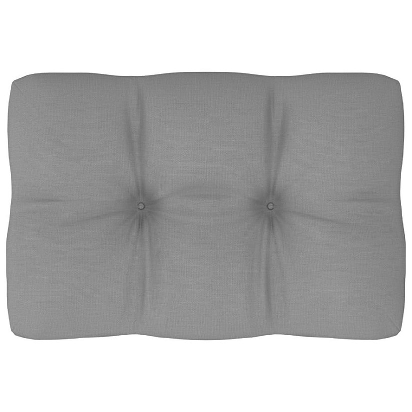 vidaXL Pallet Cushion Gray 23.6"x15.7"x4.7" Fabric Image