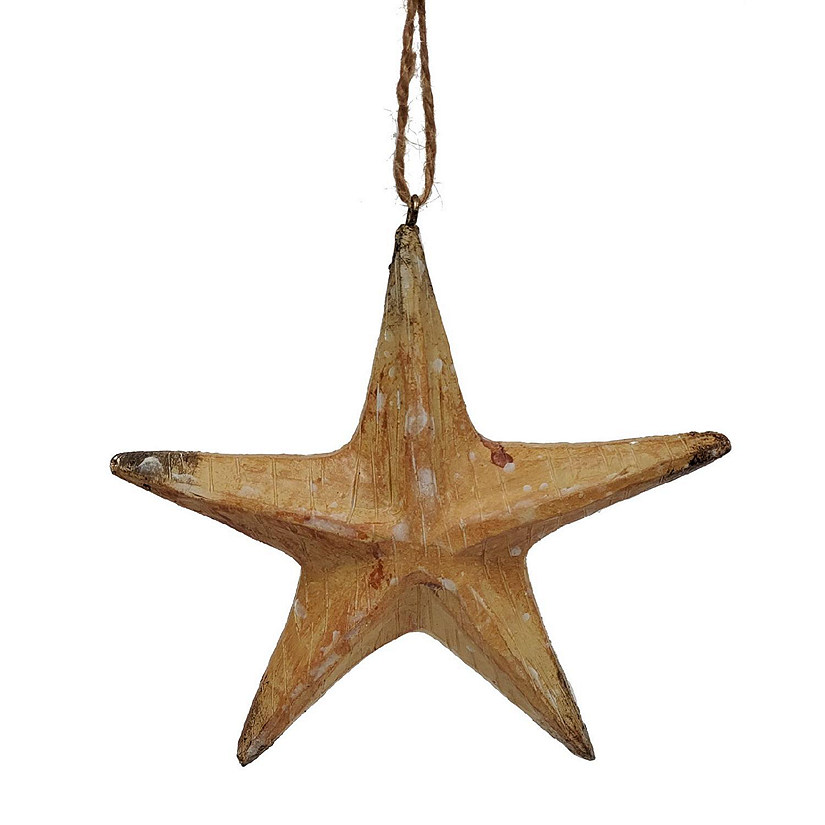 Vintage Look Rustic Starfish Christmas Tree Ornament Sea Animal Decoration New Image