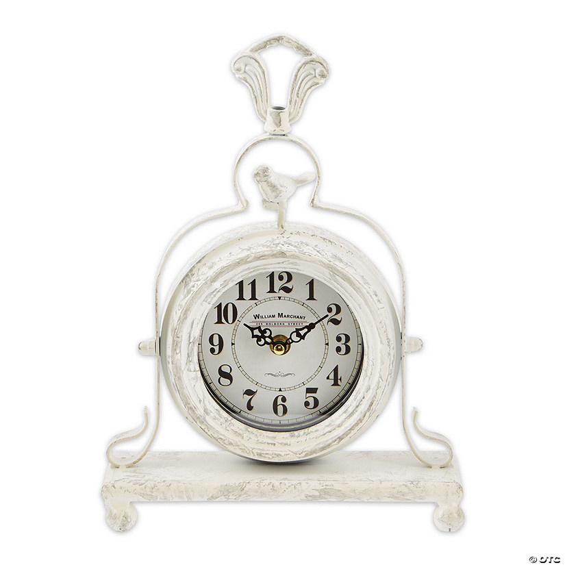 Vintage Tabletop Clock 9.5X3.5X12.5" Image