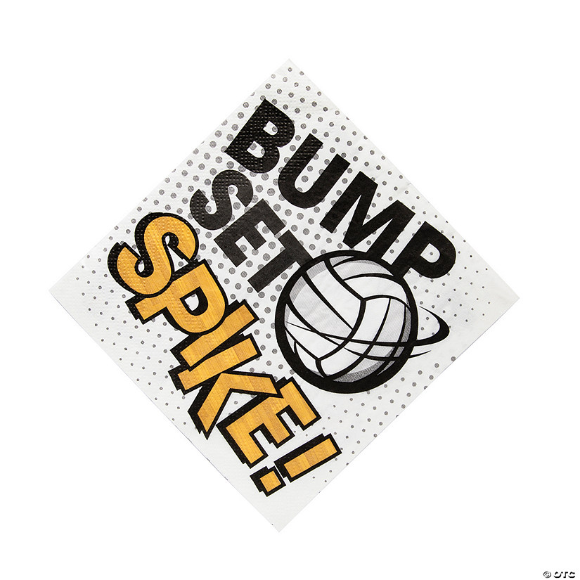 Volleyball Luncheon Napkins - 16 Pc. Image