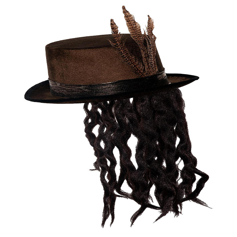 Voodoo Dreads Hat Adult Costume Accessory Image