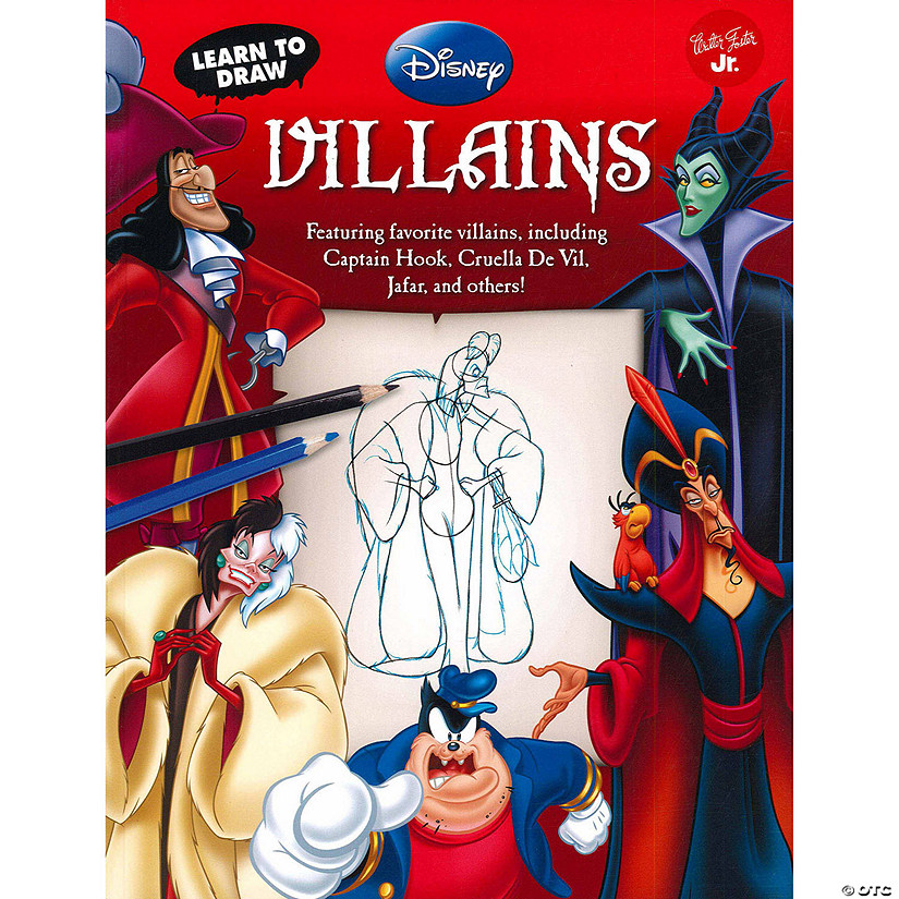 Walter Foster Disney Learn To Draw Villains Book Image