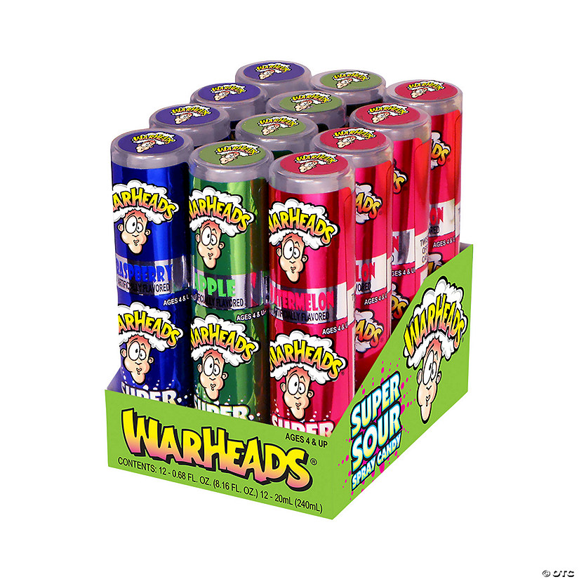 WarHeads<sup>&#174;</sup> Super Sour Spray Candy - 12 Pc. Image