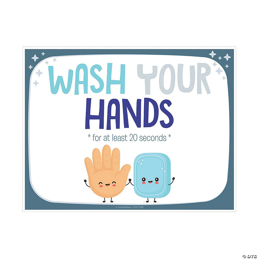Wash Your Hands Wall Decal Image