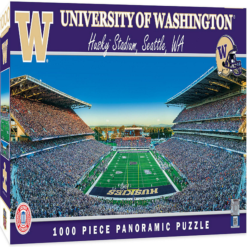 Washington Huskies - 1000 Piece Panoramic Jigsaw Puzzle Image