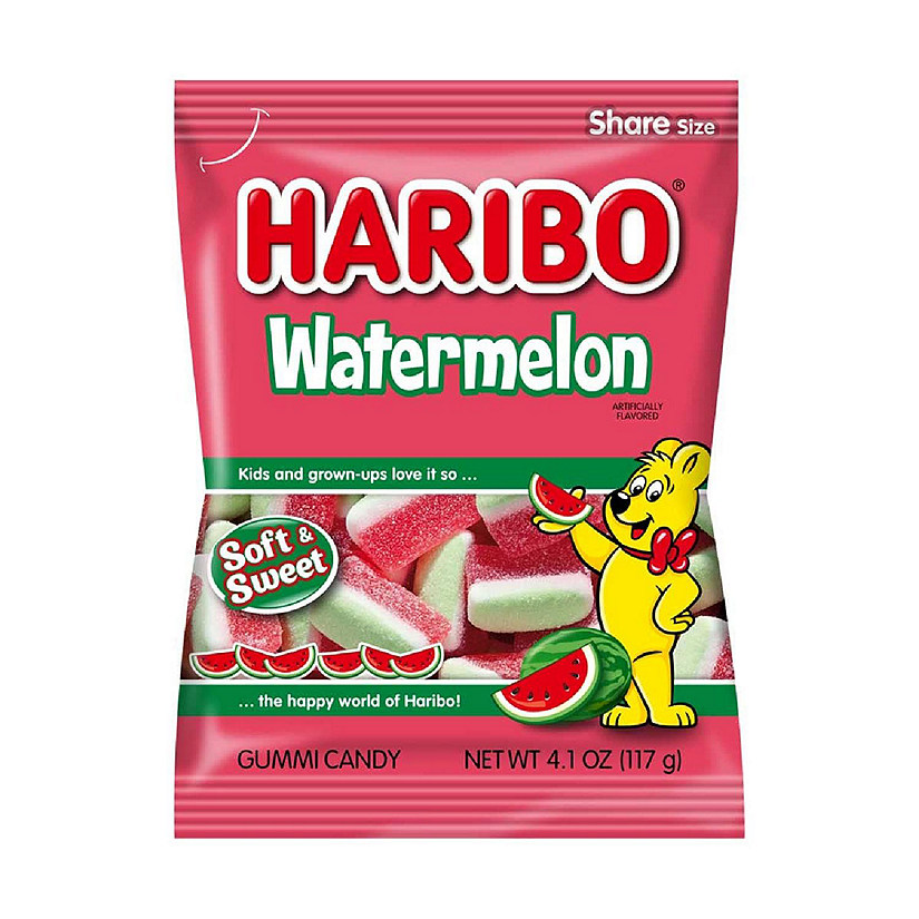 Watermelon Gummy Candy, 4.1oz Bag (Case of 12) Image