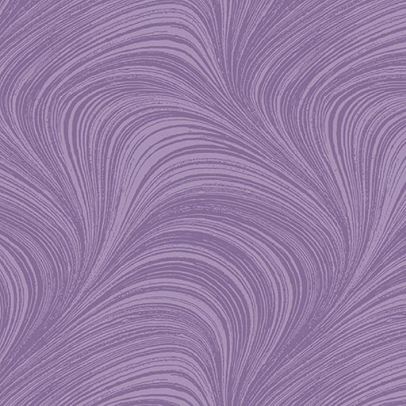 Wave Texture Violet Cotton Fabric from Benartex by the yard Image