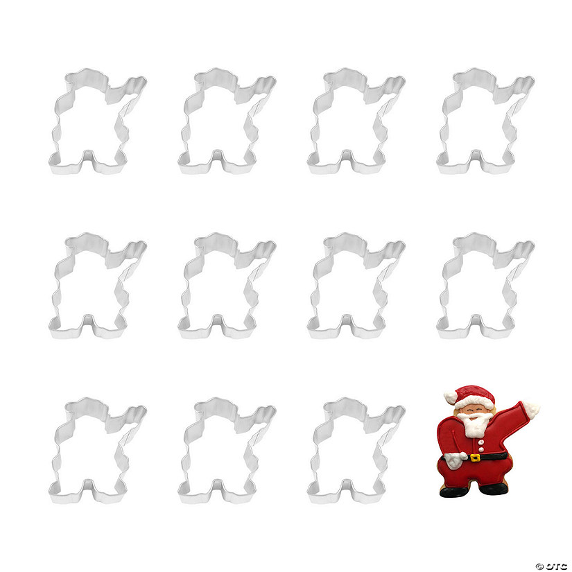 Waving Santa 4" Cookie Cutters Image