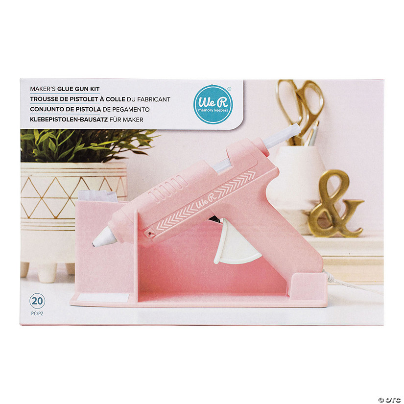 We R Memory Keepers Maker's Glue Gun Kit-Pink Image