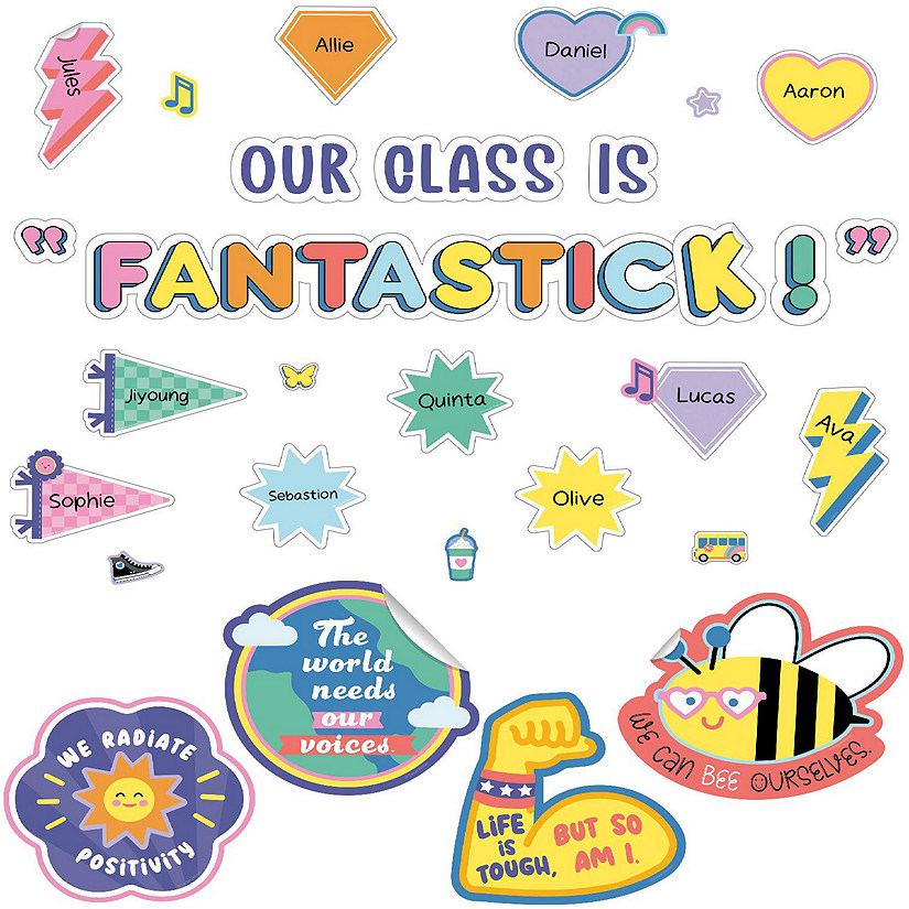 We Stick Together Our Class is Fantastic Bulletin Board Set Image
