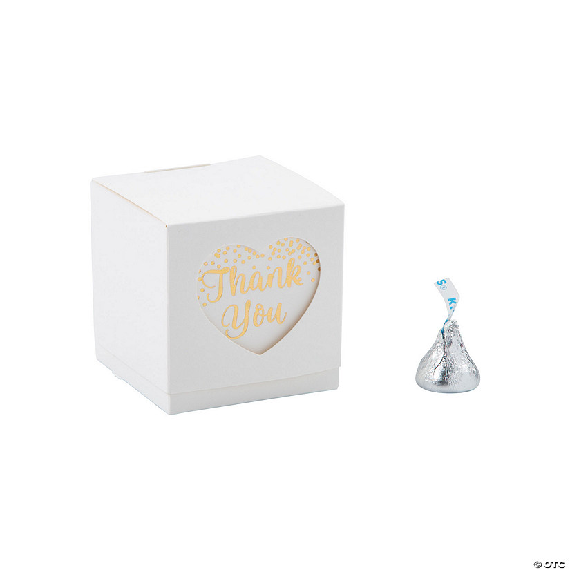 Wedding Favor Boxes with Lids - 12 Pc. Image