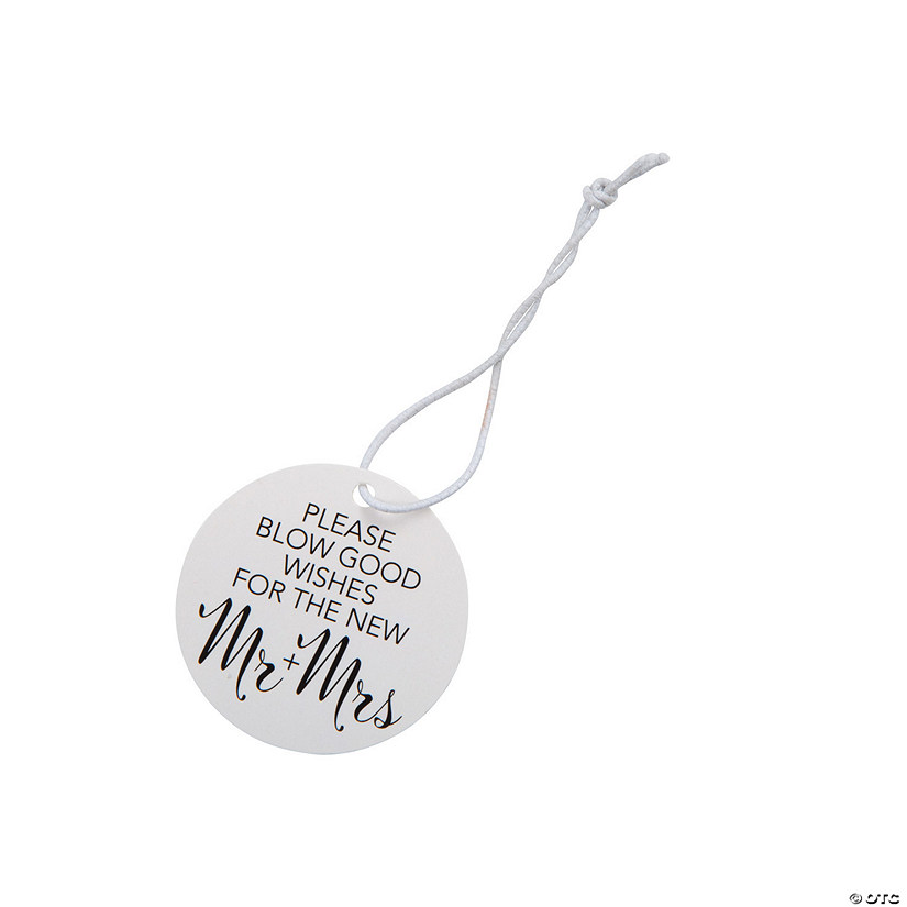 Wedding Wishes Favor Tags - 24 Pc. Image